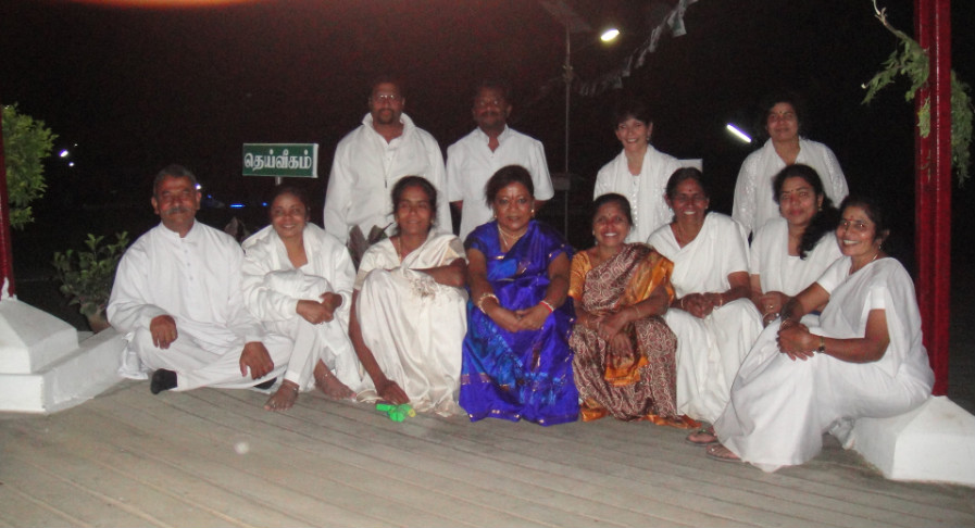 66 Divine Disciples from Canada USA Malaysia and Singapore with Guru Matha